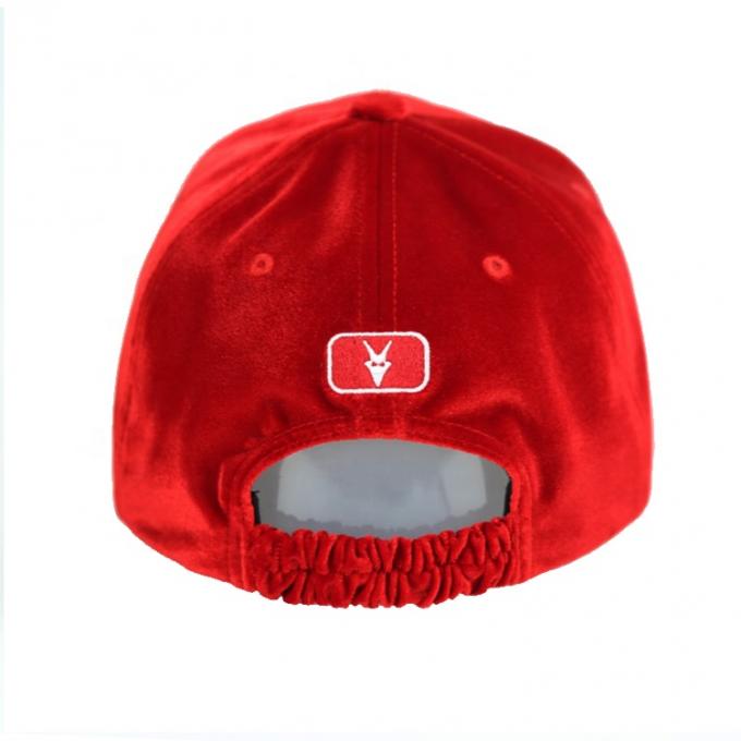 Gorra de béisbol de encargo del sombrero del terciopelo del llano del bordado del invierno de alta calidad, sombrero del papá del terciopelo