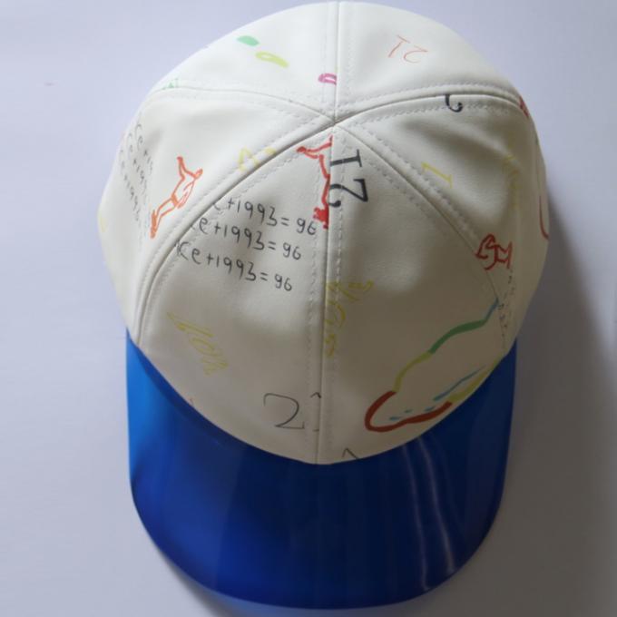 La moda Bill plástico imprimió el Headwear de la protección de Sun de la gorra de béisbol para el verano