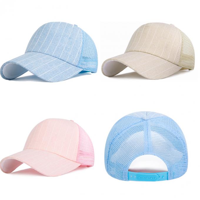 Los sombreros de encargo del logotipo acarrean la gorra de béisbol trasera del casquillo para las mujeres
