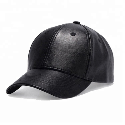 Tamaño/color/diseño modificados para requisitos particulares unisex curvados cuero de los sombreros del papá de los deportes de la PU