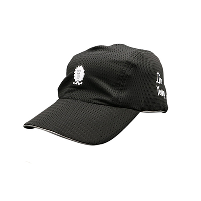 Sombreros ajustables unisex del golf de Dryfit con el modelo del llano de la decoración de la malla