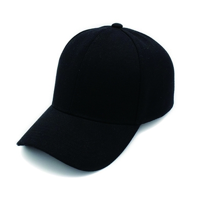 Gorras de béisbol al aire libre negras llanas ajustables, 6 sombreros de béisbol para hombre del panel