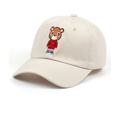 Los deportes cabidos 100% de los sombreros de los niños del algodón capsulan el logotipo bordado aduana llana