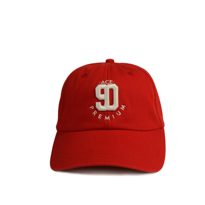 Gorra de béisbol no estructurada del sombrero de los deportes del panel de encargo de la tela cruzada de algodón 6 con el bordado 3d