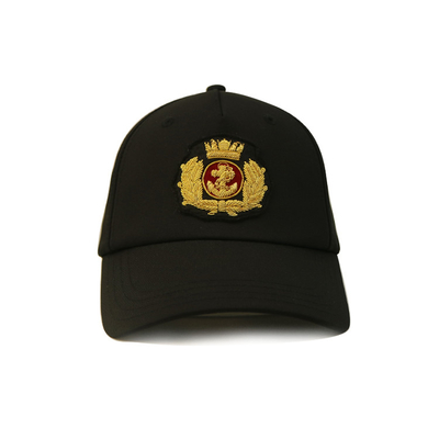 La gorra de béisbol de encargo cómoda/bordó la gorra de béisbol del remiendo con el logotipo de encargo