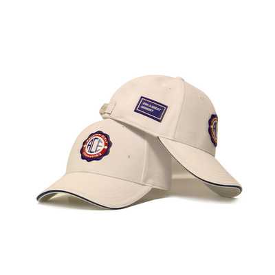 Logotipo de goma casual 100% del remiendo del sombrero del papá de los hombres del algodón los 60CM