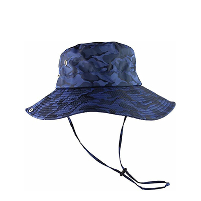 Pescador unisex Bucket Hat del logotipo los 56CM de la impresión del verano