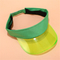 El casquillo ajustable verde de la visera con UV50+ coloreó la cinta elástico del telar jacquar