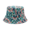 Sombrero bordado del cubo del algodón de la investigación de Logo Fisherman Bucket Caps Outdoor para mujer