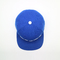 Color azul del borde del Snapback de los sombreros de los paneles plásticos planos adultos del cierre 6