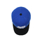 3D bordó hebilla plástica azul de la gorra de béisbol del panel de la letra 5 la sola