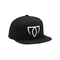 Sombreros unisex ajustables BSCI del bordado del logotipo del borde del casquillo plano de encargo del Snapback