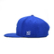 Casquillos azules cabidos de encargo de los sombreros del Snapback del Snapback del sombrero del casquillo 3d del bordado no estructurado del soplo