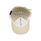 Gorra de béisbol blanca de moda de los 6 paneles con el cierre de la correa ajustable