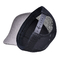 Gorra de camionero personalizable con frente de algodón y banda para el sudor Parche de cuero personalizado