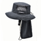 Sombreros enrrollados del cubo de Bucket Hat Custom Safari Fishing Hiking Unisex Blank del pescador del verano