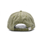 Oval forma Deportes sombreros de papá con correa ajustable bordado gorra de béisbol angustiado