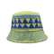 Mujeres de borde ancho sombrero de balde de pescador de un lado impermeable logotipo impreso digital personalizado