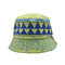 Mujeres de borde ancho sombrero de balde de pescador de un lado impermeable logotipo impreso digital personalizado