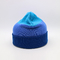 Sombreros con gorro de punto a medida Color azul Invierno cálido Patrón en blanco