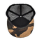 Capa de alta calidad de hip pop Oem Gorras bordado logotipo personalizado 6 panel para hombres camuflaje de algodón