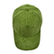 Capuchones de béisbol bordados verdes curvos 58-68cm/22.83-26.77 pulgadas Tamaño personalizado