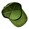Capuchones de béisbol bordados verdes curvos 58-68cm/22.83-26.77 pulgadas Tamaño personalizado