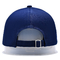 Sombrero de béisbol de 6 paneles de alta calidad personalizado con bordado plano Logotipo de color de tela coincidente