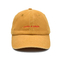 Sombrero de papá de todas las estaciones con bordado de logotipo personalizado Unisex Tejido de color coincidente