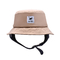 Sombrero de balde de pescador unisex ligero y funcional para aventuras al aire libre con etiqueta tejida