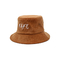 Sombrero de cubo de corduroy para adultos y niños personalizado en cualquier color con logotipo bordado