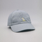 logotipo de bordado deportivo 100% de algodón hombres sin estructura sombrero blanco de papá simple gorra de béisbol personalizada