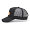 Gorras de hombre personalizadas con malla gorras con sombrero de camionero 5 paneles 3D bordado con parche de borracha logotipo personalizable Béisbol gorras de camionero