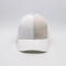 Unisex Sombrero de uso diario con visor curvo Logotipo bordado Sombreros de béisbol de tela de contraste y metal