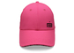 Estilo relajado alto de los deportes del golf del rosa ajustable simple por encargo de los sombreros
