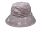 Modificado para requisitos particulares imprimiendo el sombrero rosado del cubo de la hembra adulta de la sombrilla del bloque del sol