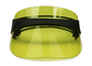 Casquillo ajustable verde de la visera con la cinta elástico coloreada UV50+ del telar jacquar