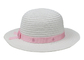 El verano hizo punto el visera plano del sombrero del cubo del pescador para la sombrilla de las mujeres