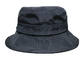 Modifique el logotipo de encargo del pescador del sombrero para requisitos particulares negro del cubo para la mujer del hombre