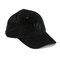 Gorras de béisbol no estructuradas cabidas unisex, sombrero de béisbol negro del terciopelo de secado rápido