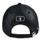 Material negro unisex del cuero del diseño de la moda del panel de los sombreros 6 del papá de los deportes
