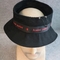 Sombreros creativos respetuosos del medio ambiente del cubo del negro del diseño, sombrero ajustable del viaje del verano de Packable