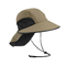 Sombrero al aire libre de Boonie del borde grande ancho verde para la actividad del verano de las señoras