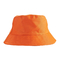 Sombrero anaranjado personalizado del cubo de la juventud, sombreros urbanos expresados del cubo del color sólido