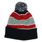 Casquillo de punto 100% del invierno de la gorrita tejida del llano del logotipo de Customde de los sombreros de la gorrita tejida de la lana merina