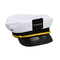 Capitán blanco promocional Hat, sombrero en blanco del marinero de los capitanes personalizado