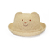 Oídos de gato coreanos del bebé de la versión sombrero, material de la paja de los sombreros del verano de los niños