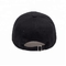 Las gorras de béisbol bordadas negras 100% del algodón para los hombres curvaron estilo del visera