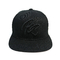 Forme a algodón 100% los sombreros planos del Snapback del borde con diseño del logotipo del bordado 3d