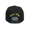 Forme a algodón 100% los sombreros planos del Snapback del borde con diseño del logotipo del bordado 3d